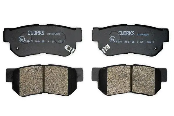 Kit de plaquettes de frein, frein à disque CWORKS C11NR0028