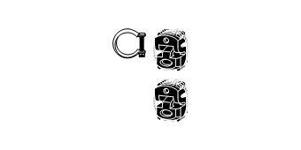 Kit d'assemblage, système d'échappement HJS 82 21 3012