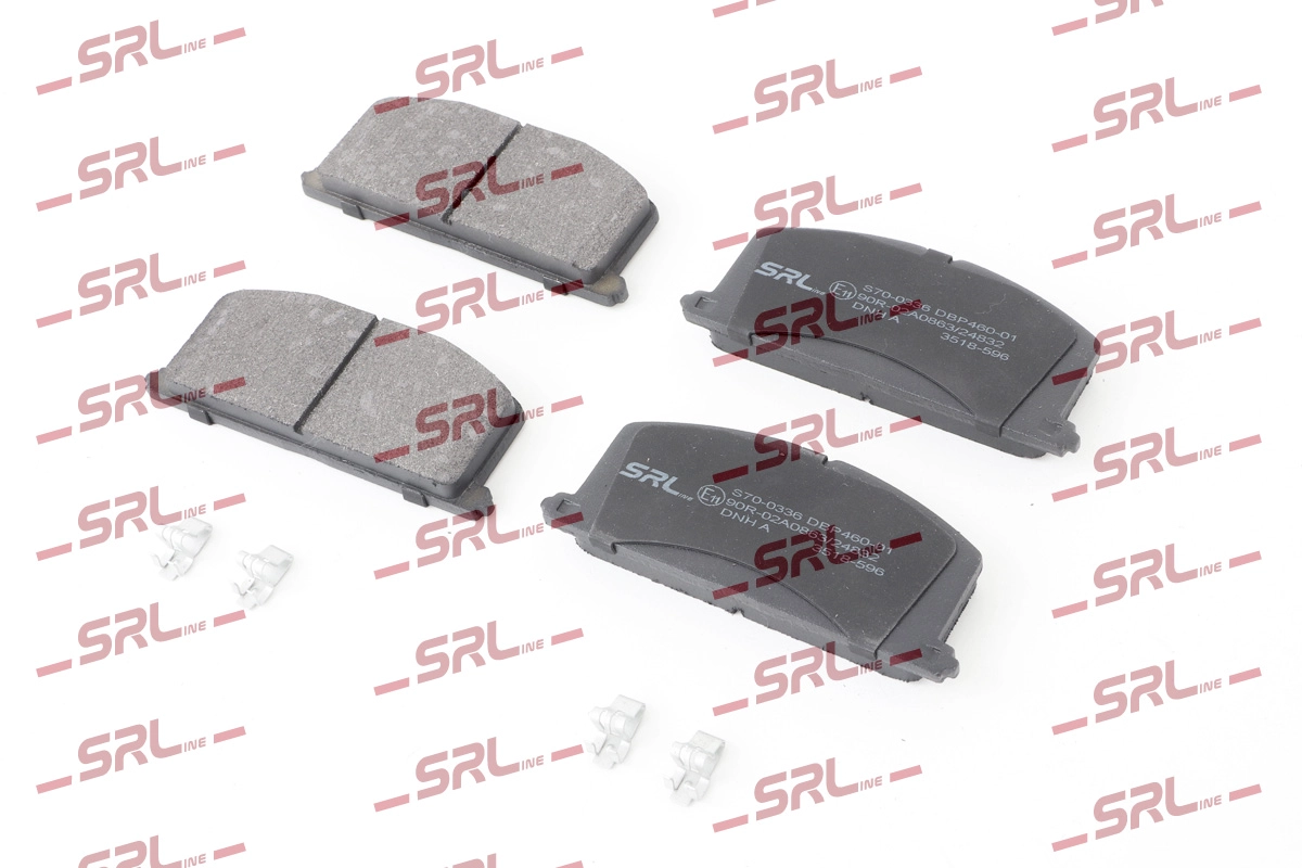 Kit de plaquettes de frein, frein à disque SRLine S70-0336