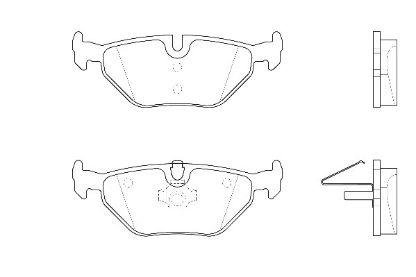 Kit de plaquettes de frein, frein à disque Omnicraft 2135640