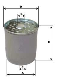 Filtre à carburant SAMPIYON FILTER CE 1796 MA