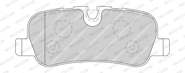 Kit de plaquettes de frein, frein à disque FERODO FDB1613-D