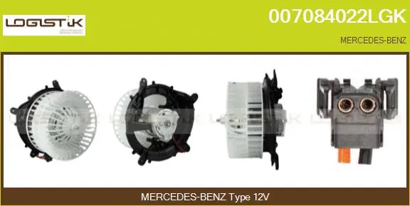 Pulseur d'air habitacle LGK 007084022LGK