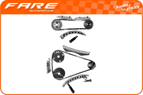 Kit de distribution par chaîne FARE SA 15019