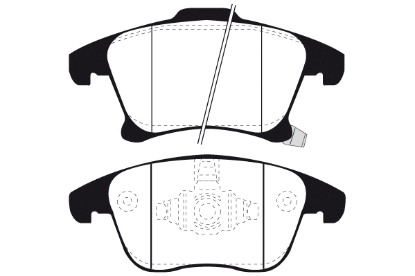Kit de plaquettes de frein, frein à disque Technika 01894B