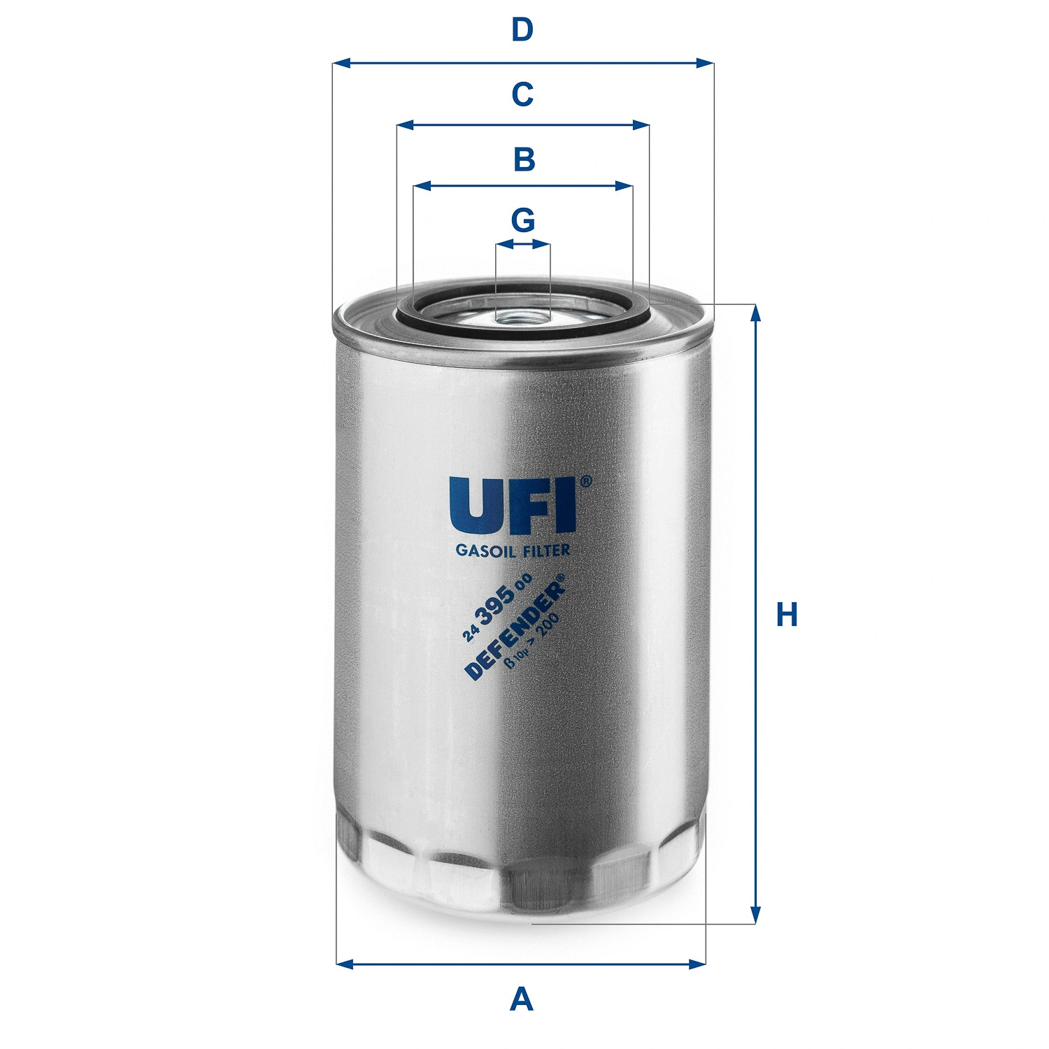 Filtre à carburant UFI 24.395.00