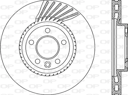 Disque de frein OPEN PARTS BDR2061.20