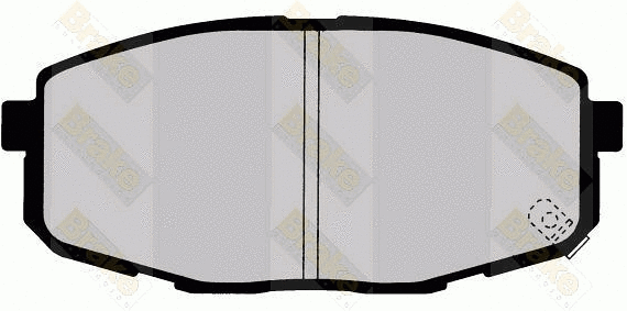 Kit de plaquettes de frein, frein à disque Brake ENGINEERING PA1644