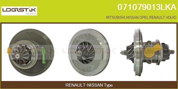 Groupe carter, turbocompresseur LGK 071079013LKA