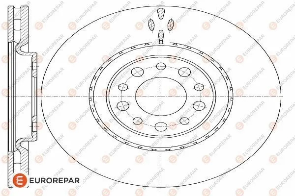 Disque de frein EUROREPAR 1622806980