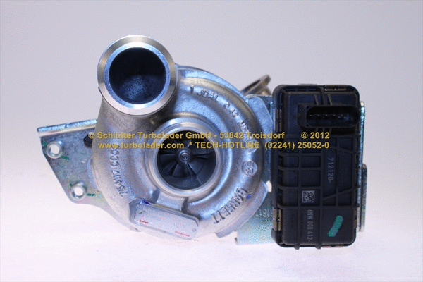 Turbocompresseur, suralimentation SCHLÜTTER TURBOLADER 172-09370