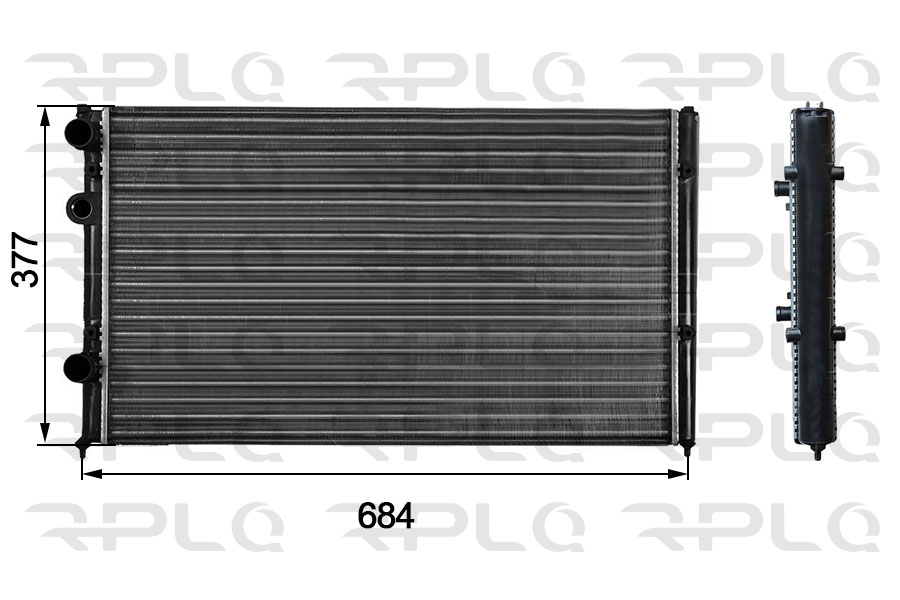 Radiateur, refroidissement du moteur RPL QUALITY APRAVW5014