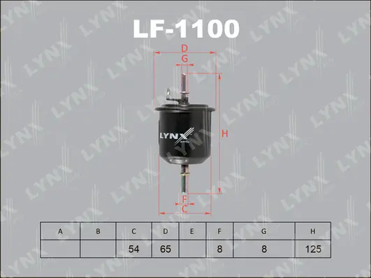 Filtre à carburant LYNXAUTO LF-1100
