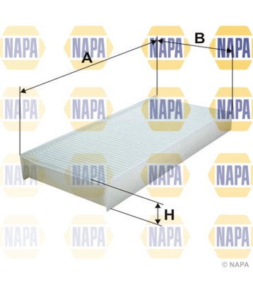 Filtre, air de l'habitacle NAPA NFC4125