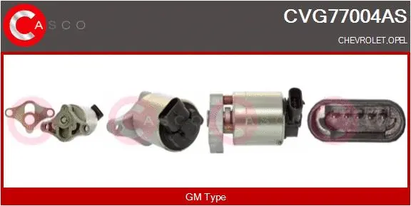 Vanne EGR CASCO CVG77004AS