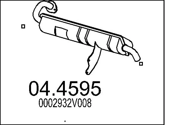 Catalyseur MTS 04.4595
