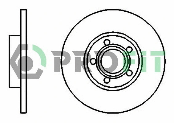 Disque de frein PROFIT 5010-0324