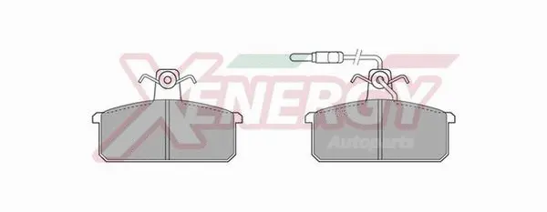 Kit de plaquettes de frein, frein à disque AP XENERGY X40257