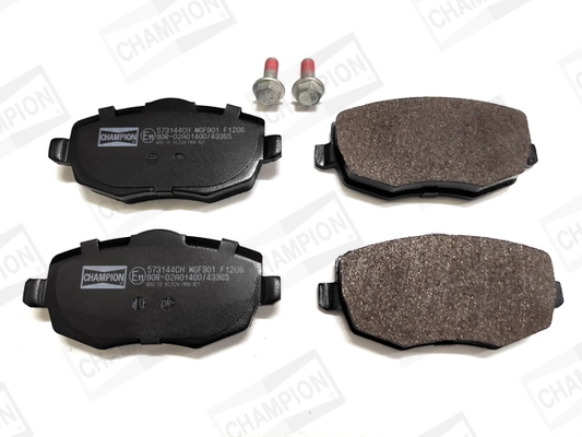 Kit de plaquettes de frein, frein à disque CHAMPION 573144CH