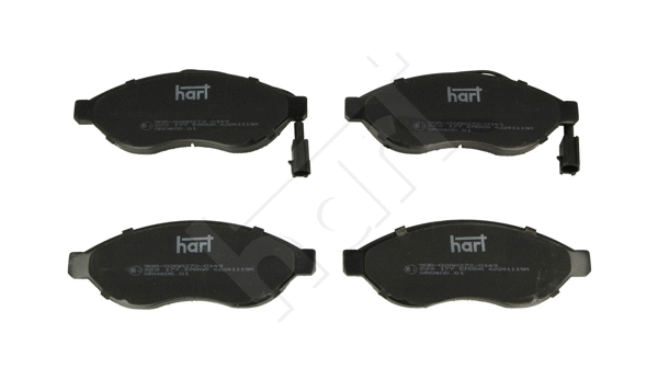 Kit de plaquettes de frein, frein à disque HART 223 177