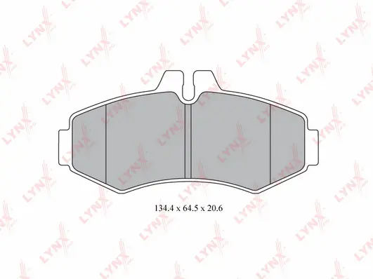 Kit de plaquettes de frein, frein à disque LYNXAUTO BD-5339