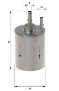 Filtre à carburant UNIFLUX FILTERS XB345