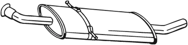 Silencieux central KLOKKERHOLM 175-017