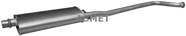 Silencieux central ASMET 08.043