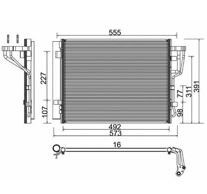 Condenseur, climatisation PowerMax 7110334