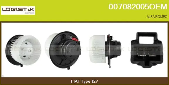 Pulseur d'air habitacle LGK 007082005OEM