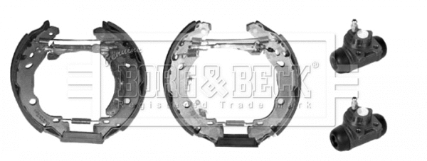 Jeu de mâchoires de frein BORG & BECK BBS1140K