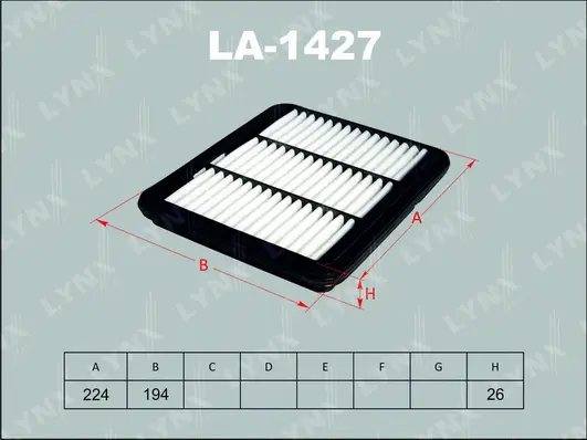 Filtre à air LYNXAUTO LA-1427