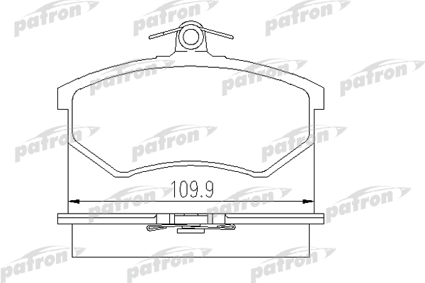 Kit de plaquettes de frein, frein à disque PATRON PBP775