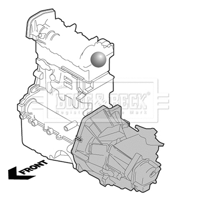 Support moteur BORG & BECK BEM3988