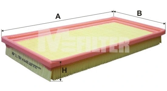 Filtre à air MFILTER K 446