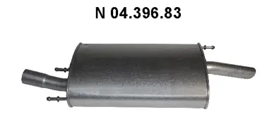 Silencieux arrière EBERSPÄCHER 04.396.83