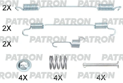 Kit d'accessoires, mâchoire de frein PATRON PSRK0118