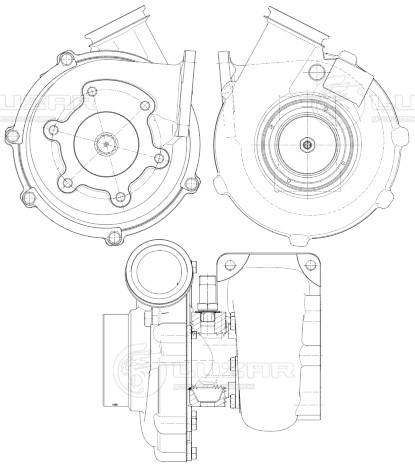 Compresseur, suralimentation LUZAR LAT 1224