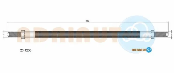 Flexible de frein ADRIAUTO 23.1206