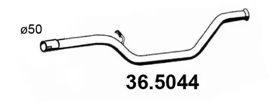 Tuyau d'échappement ASSO 36.5044