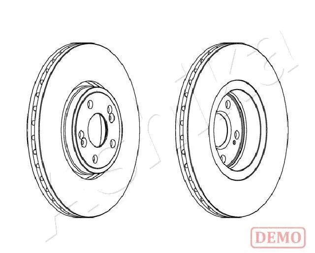 Disque de frein ASHIKA 60-00-0704C
