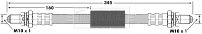 Flexible de frein BORG & BECK BBH6154