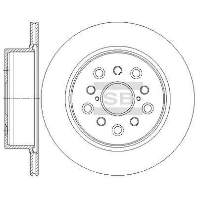 Disque de frein Hi-Q SD4650