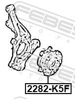 Moyeu de roue FEBEST 2282-K5F