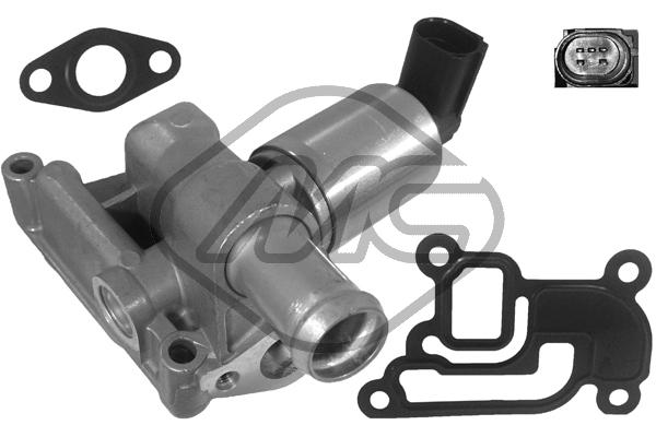 Vanne EGR, commande des gaz d'échappement Metalcaucho 93038