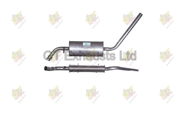 Silencieux central GT Exhausts GVW428
