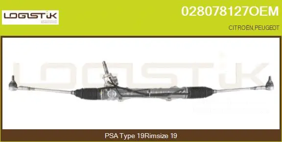 Crémaillère de direction LGK 028078127OEM