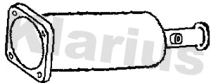 Filtre à particules / à suie, échappement KLARIUS 390168