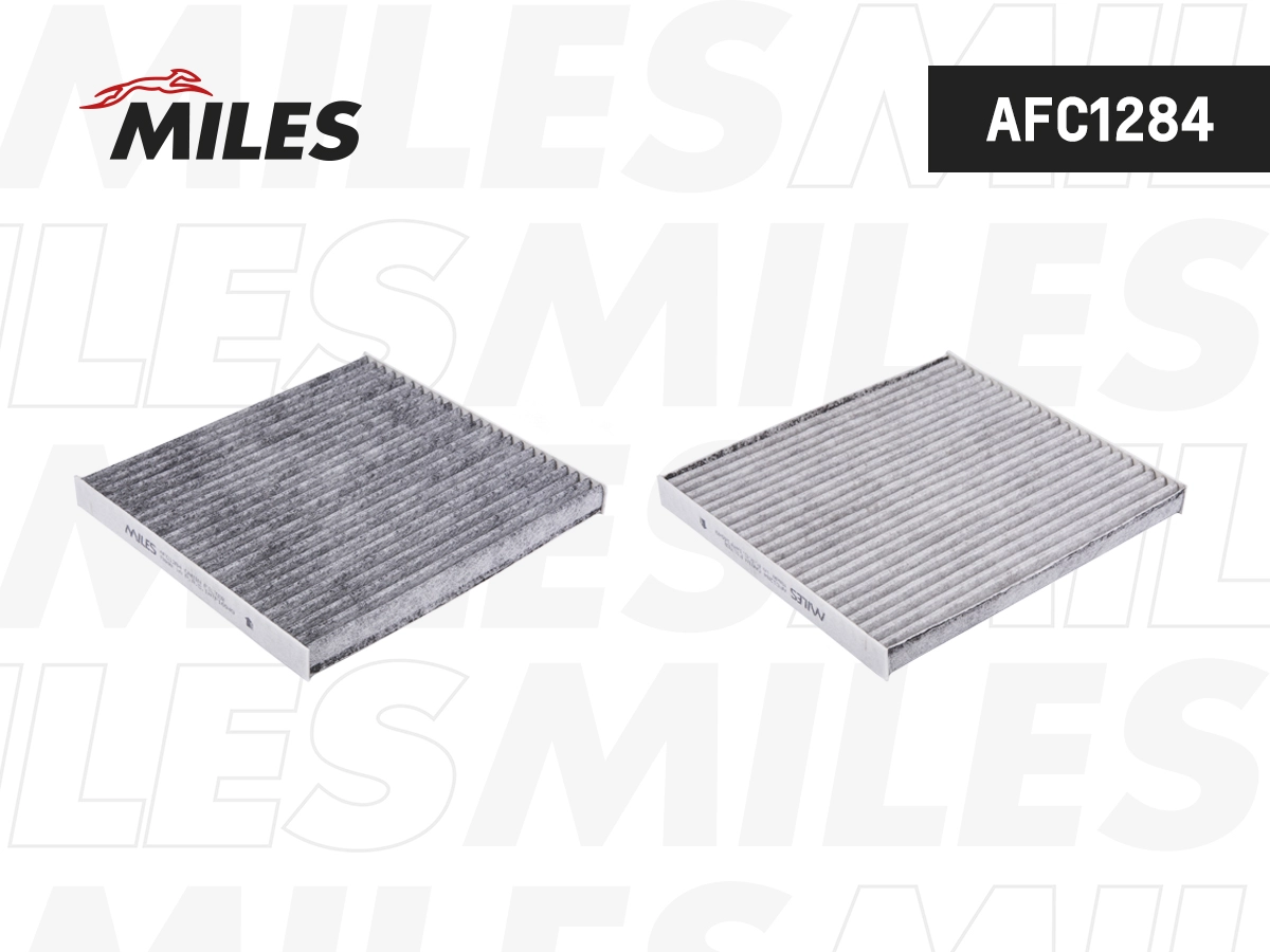 Filtre, air de l'habitacle MILES AFC1284