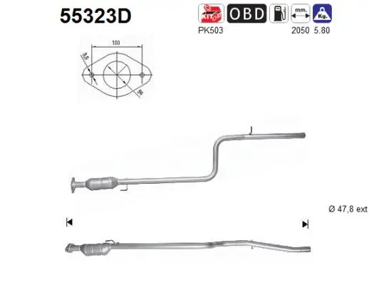 Catalyseur AS 55323D